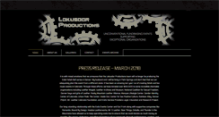Desktop Screenshot of lokusdorproductions.com